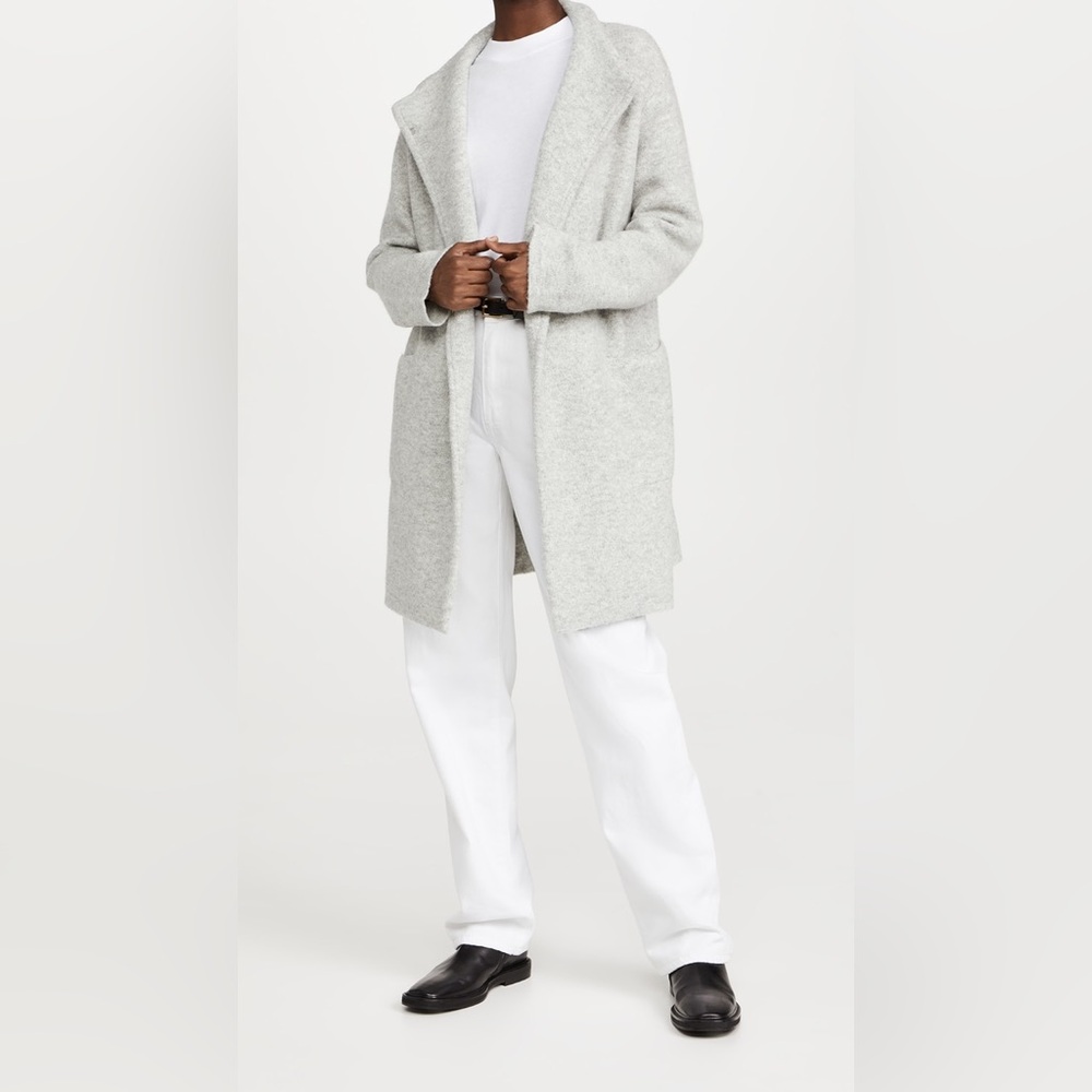 Vince clean edge cardigan coat size medium merino wool - Picture 4 of 13